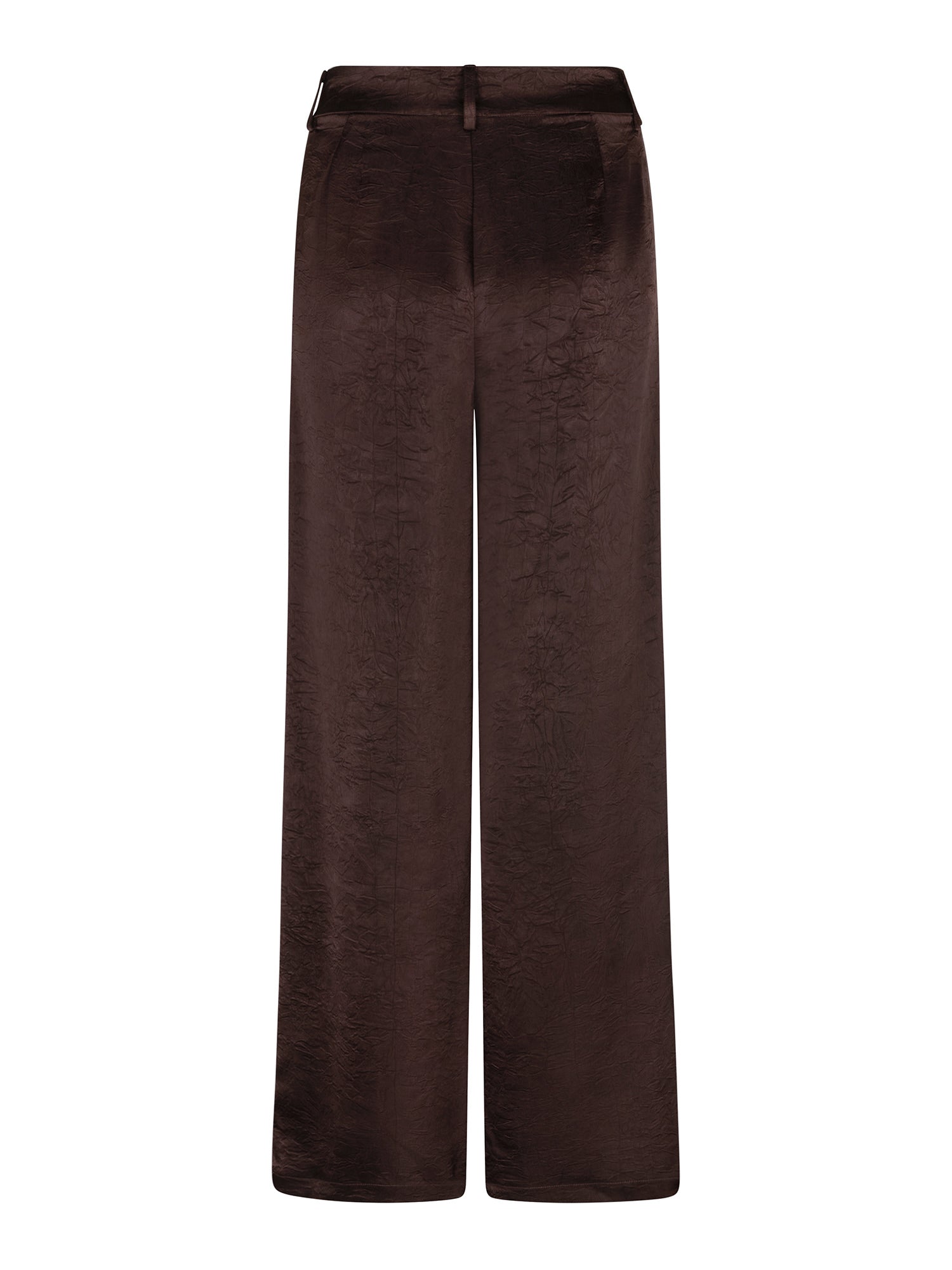 Cecilia satin trousers - brown
