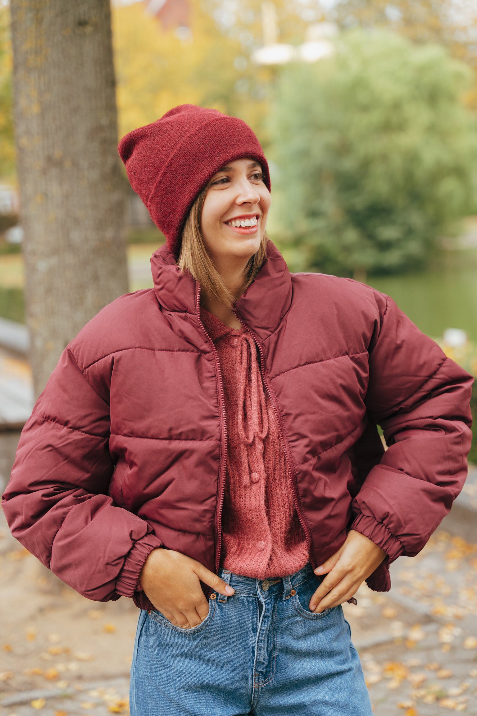 Sanfrancisco beanie burgundy