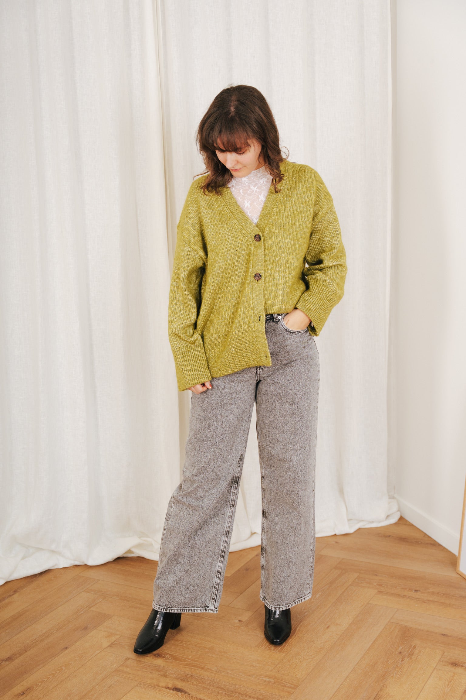 Rosanna cardigan green