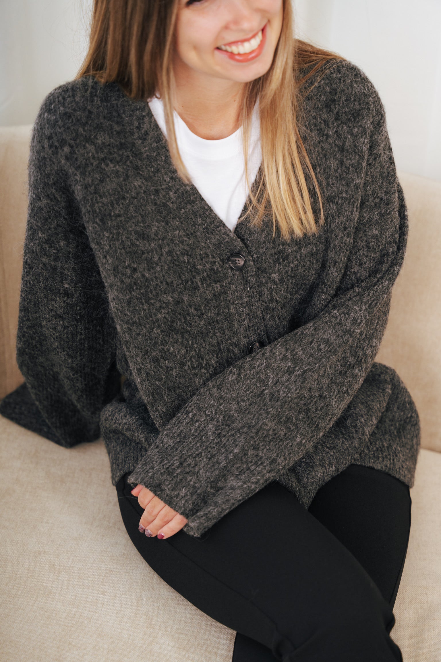 Rosanna cardigan grey