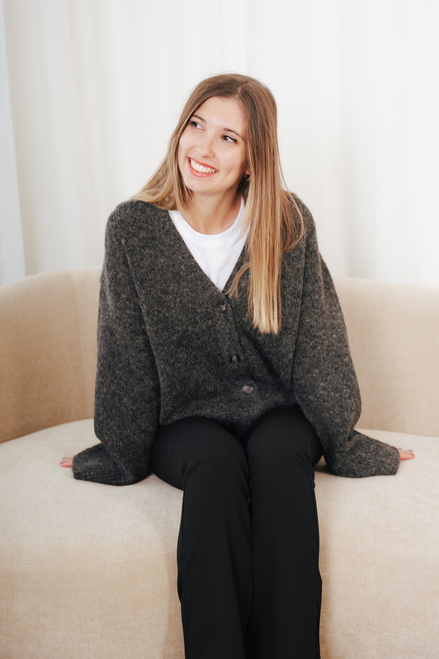 Rosanna cardigan grey