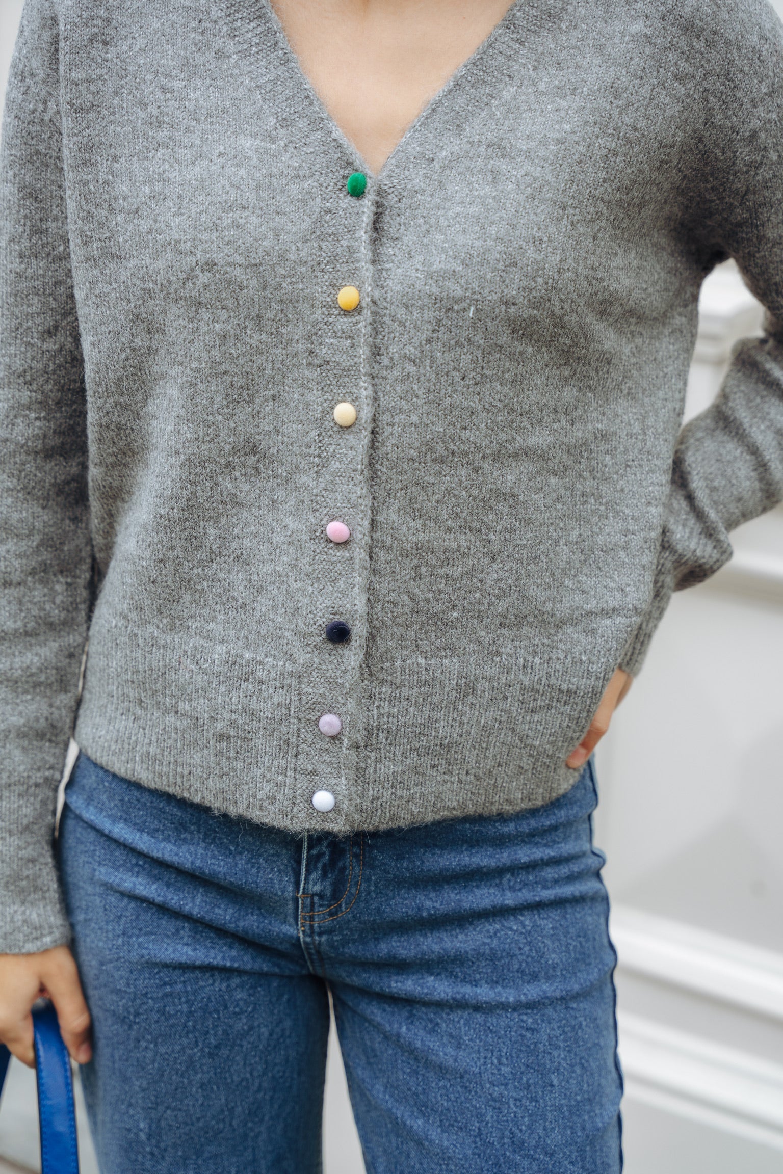 Ruth cardigan grey