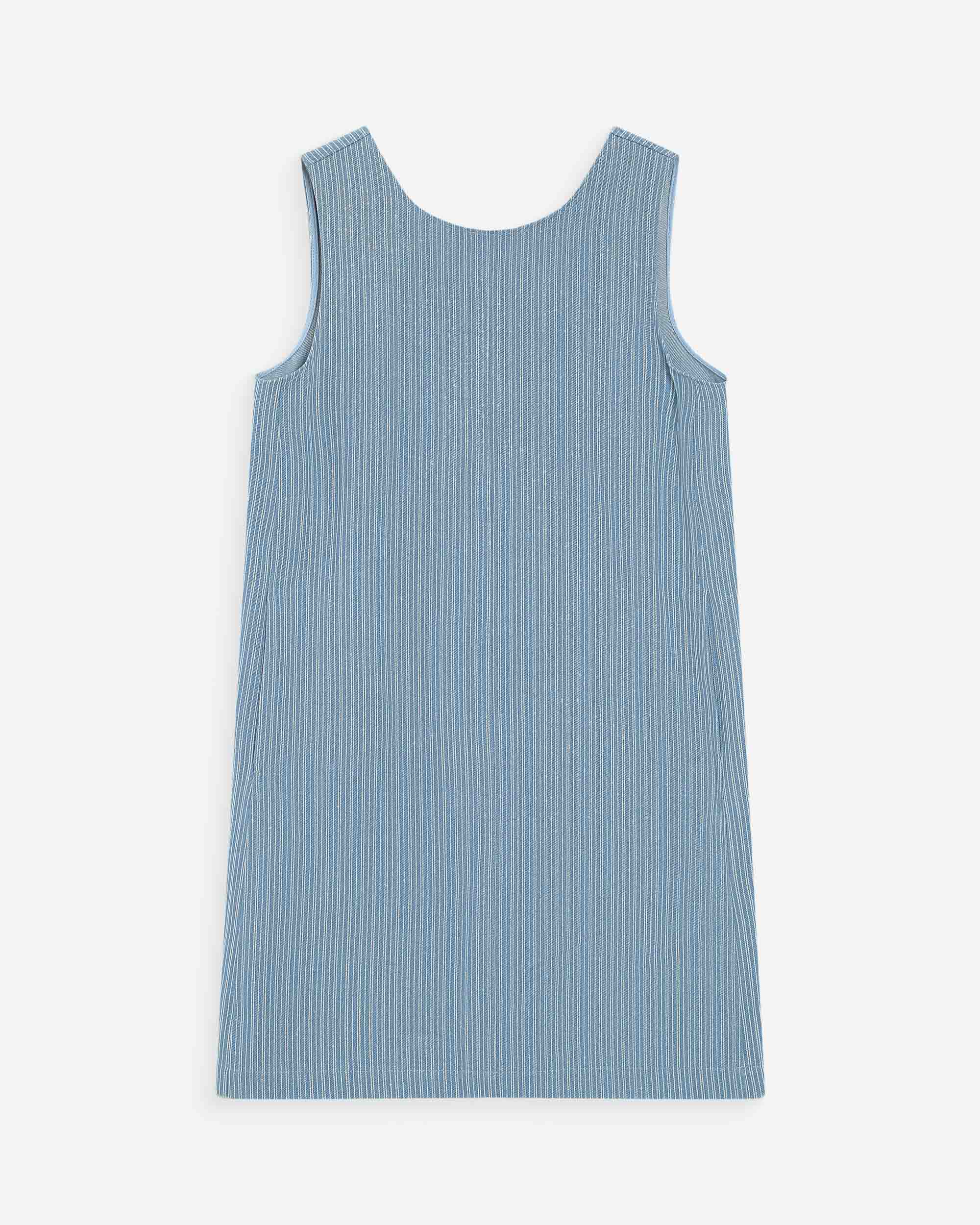 Vanessa striped denim dress