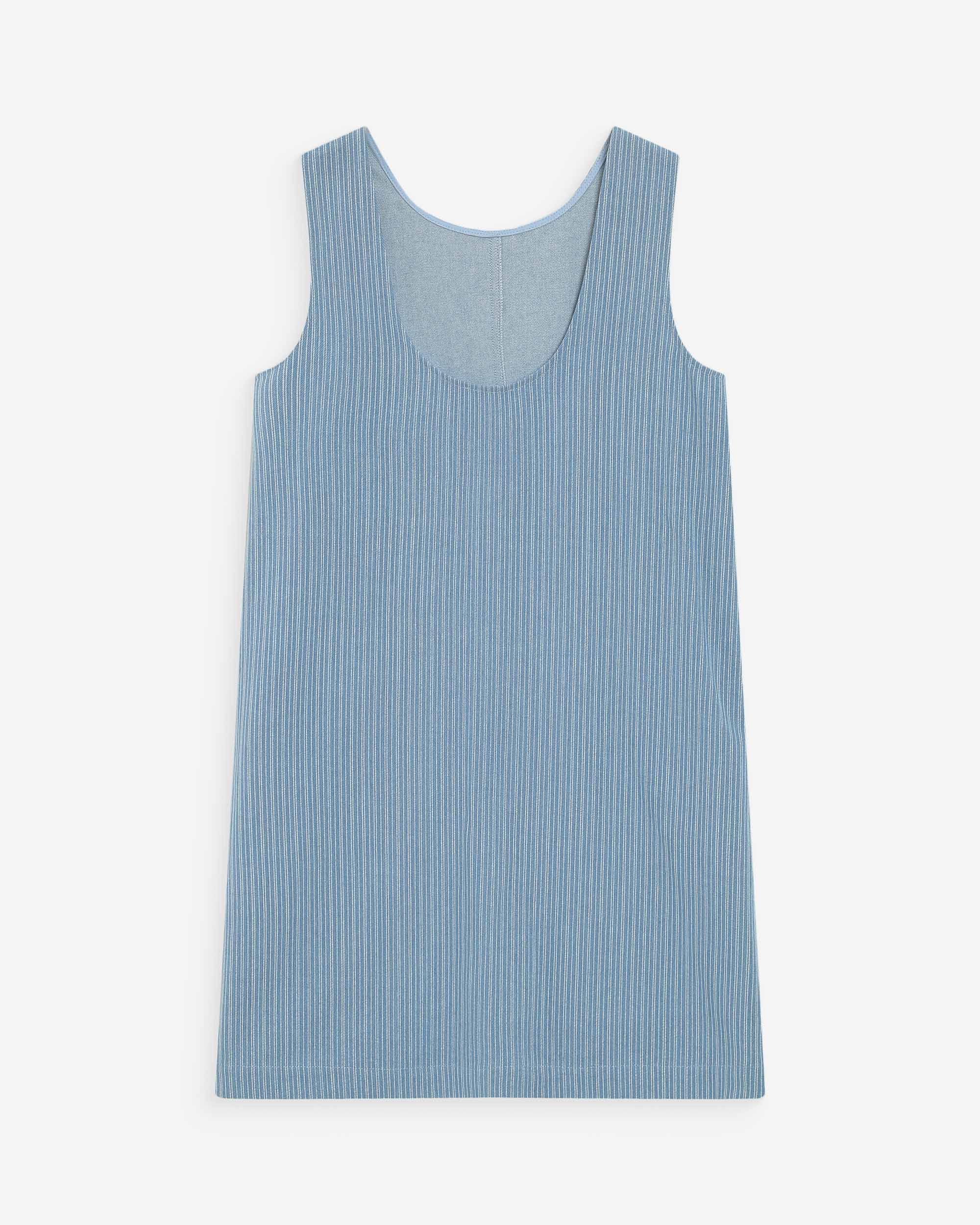 Vanessa striped denim dress