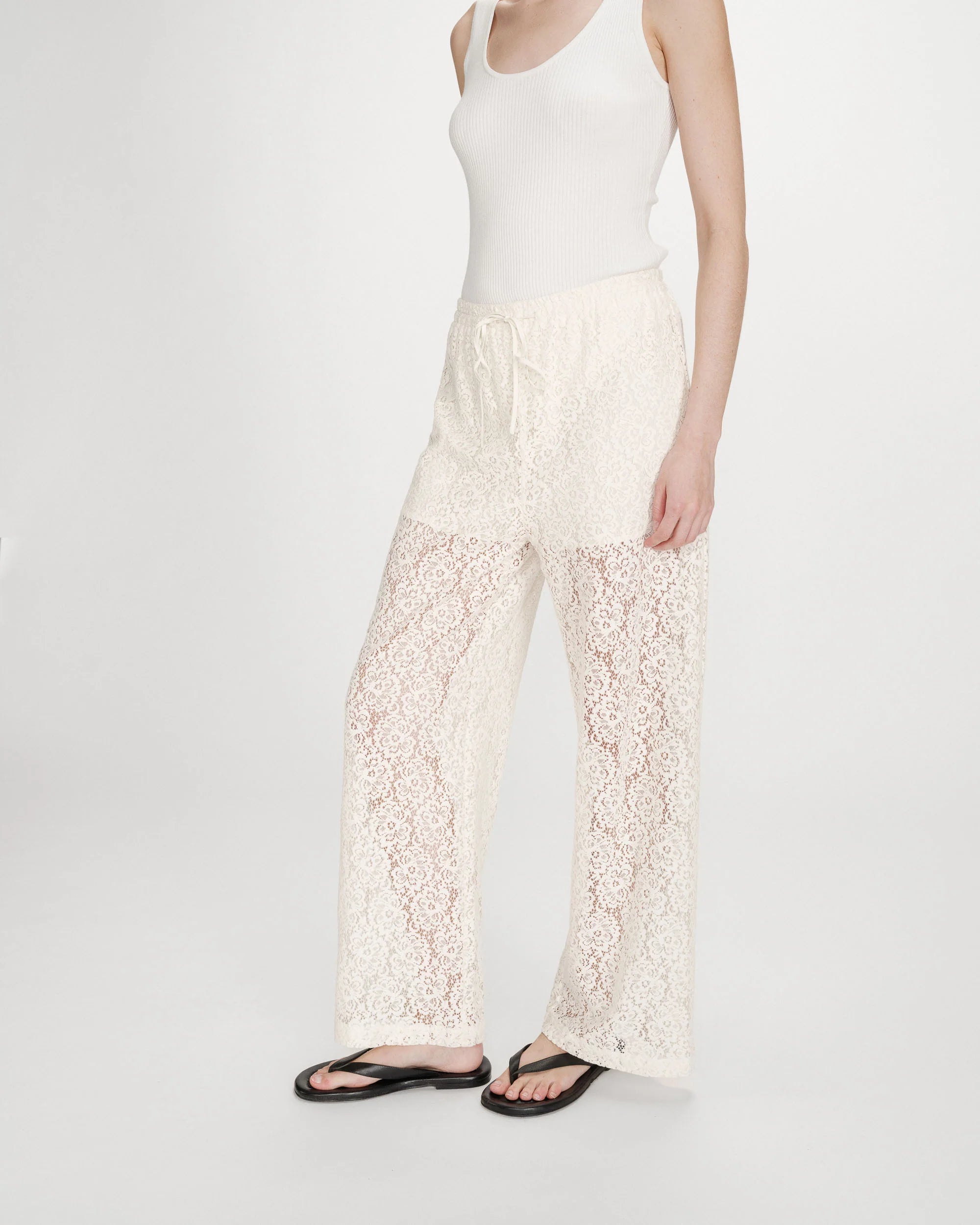 Vincent lace trousers