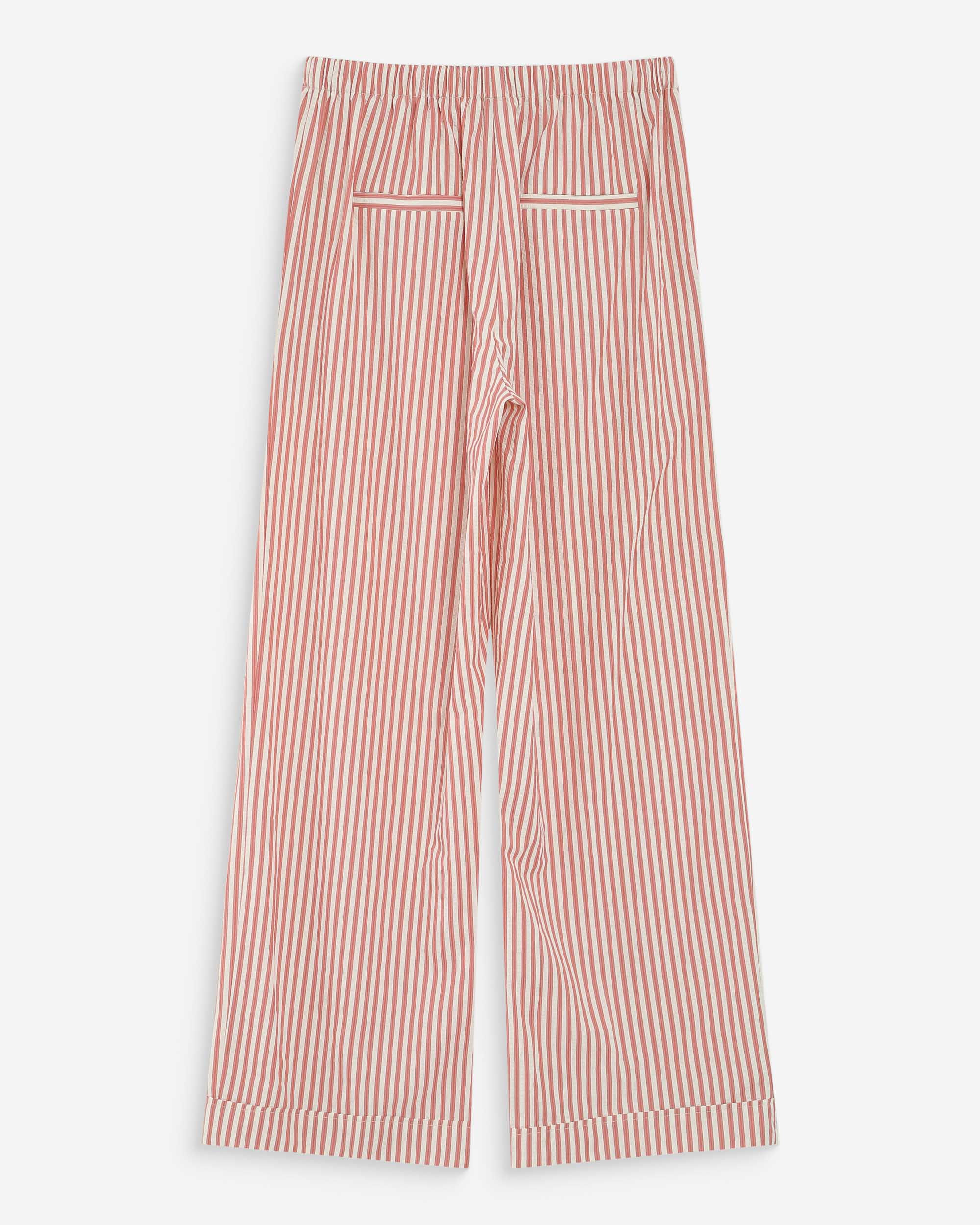 Volute striped trousers