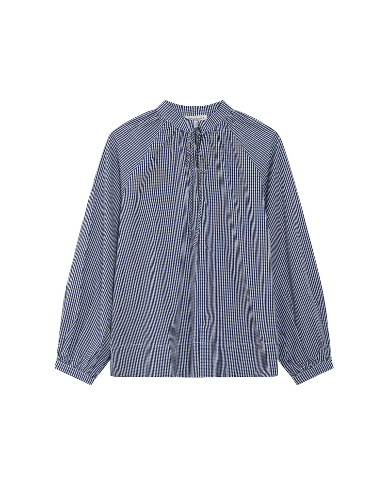Varry check blouse
