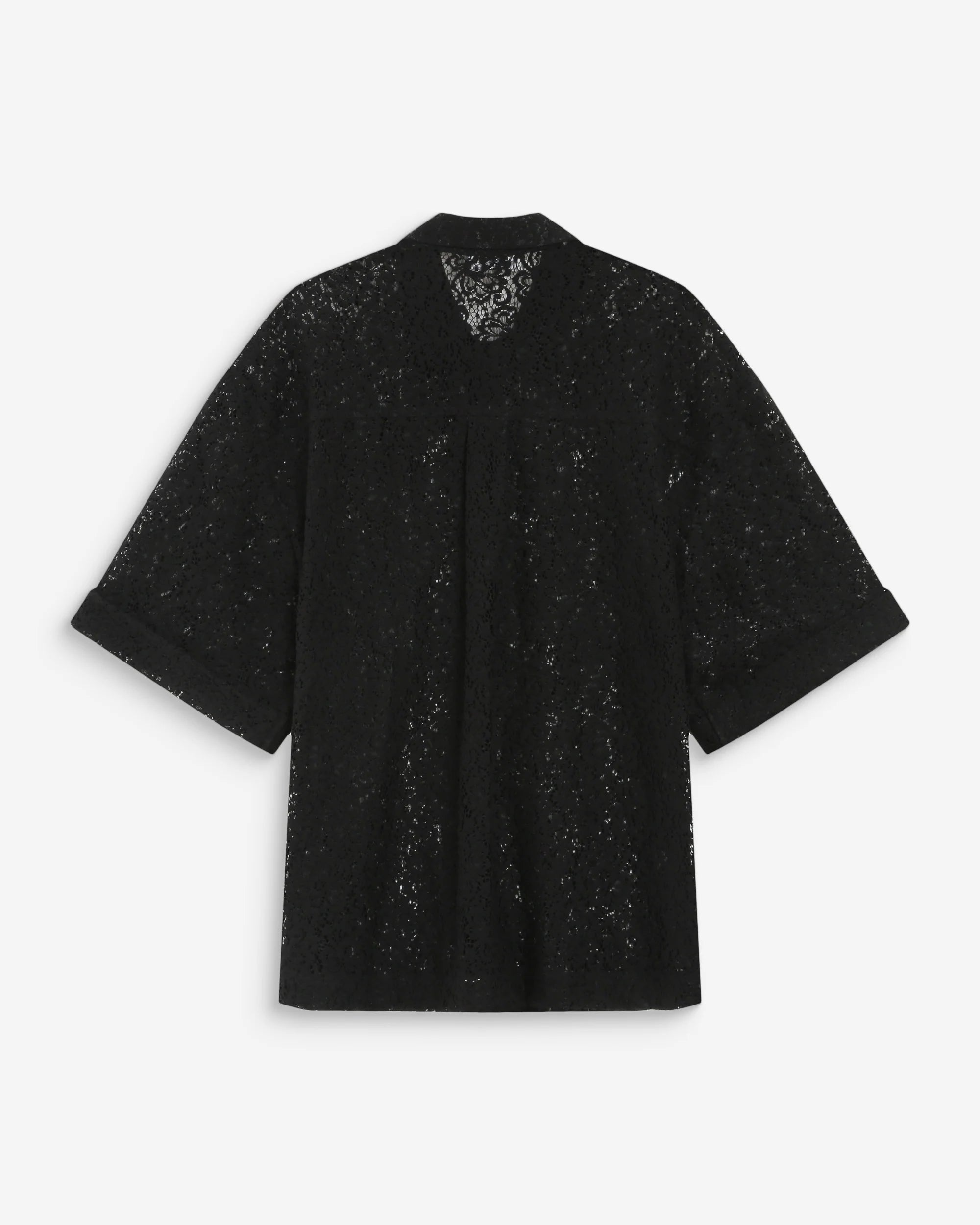 Vendel lace shirt black