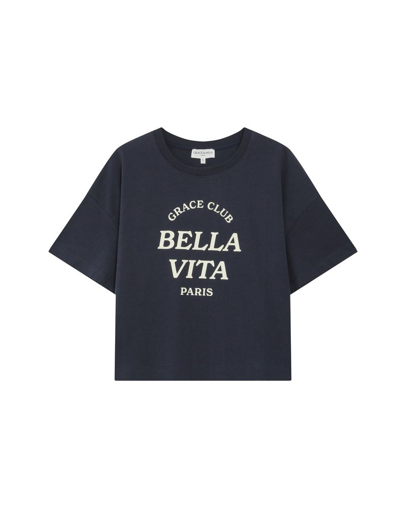 Bella Vita t-shirt navy
