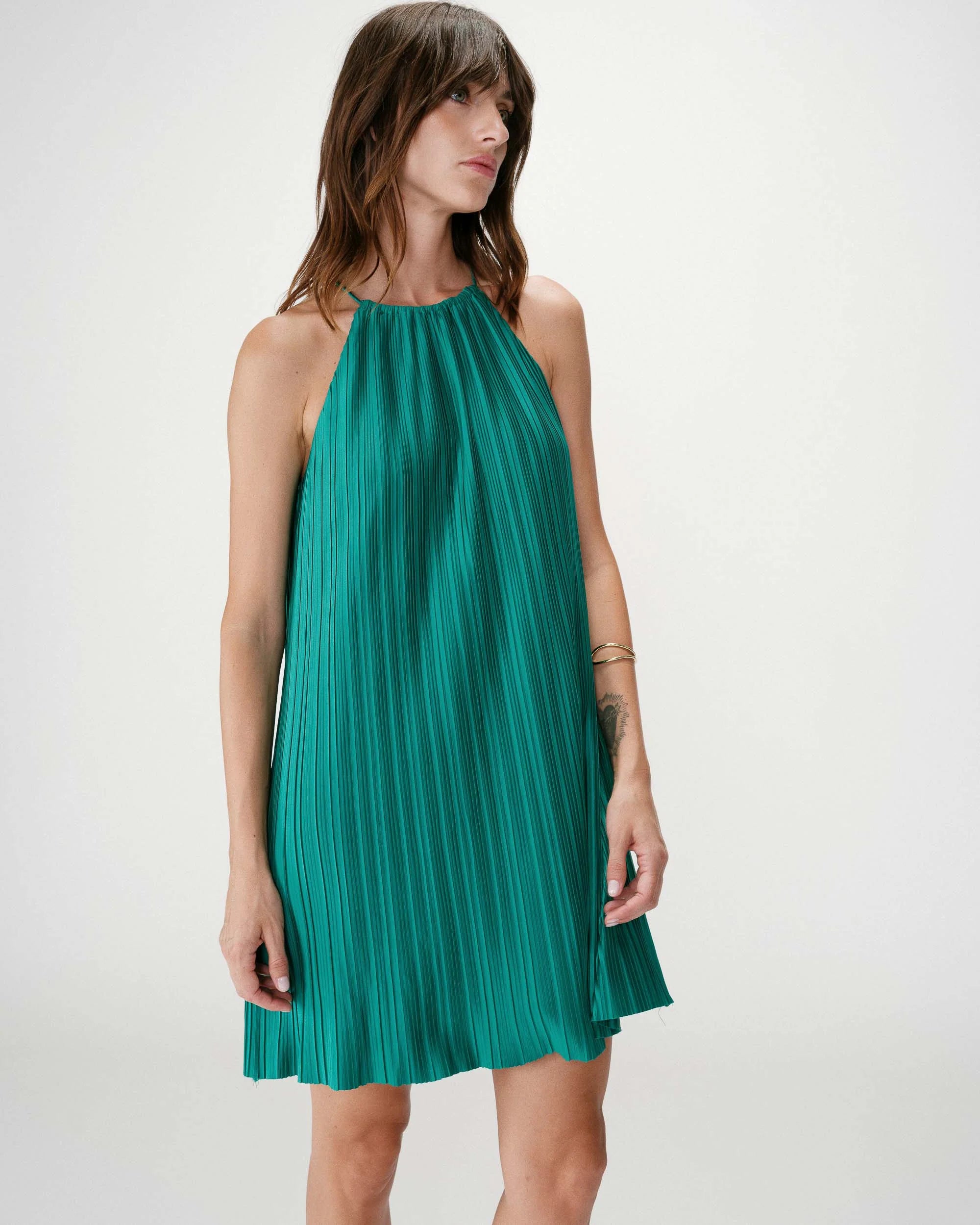Wilona dress green
