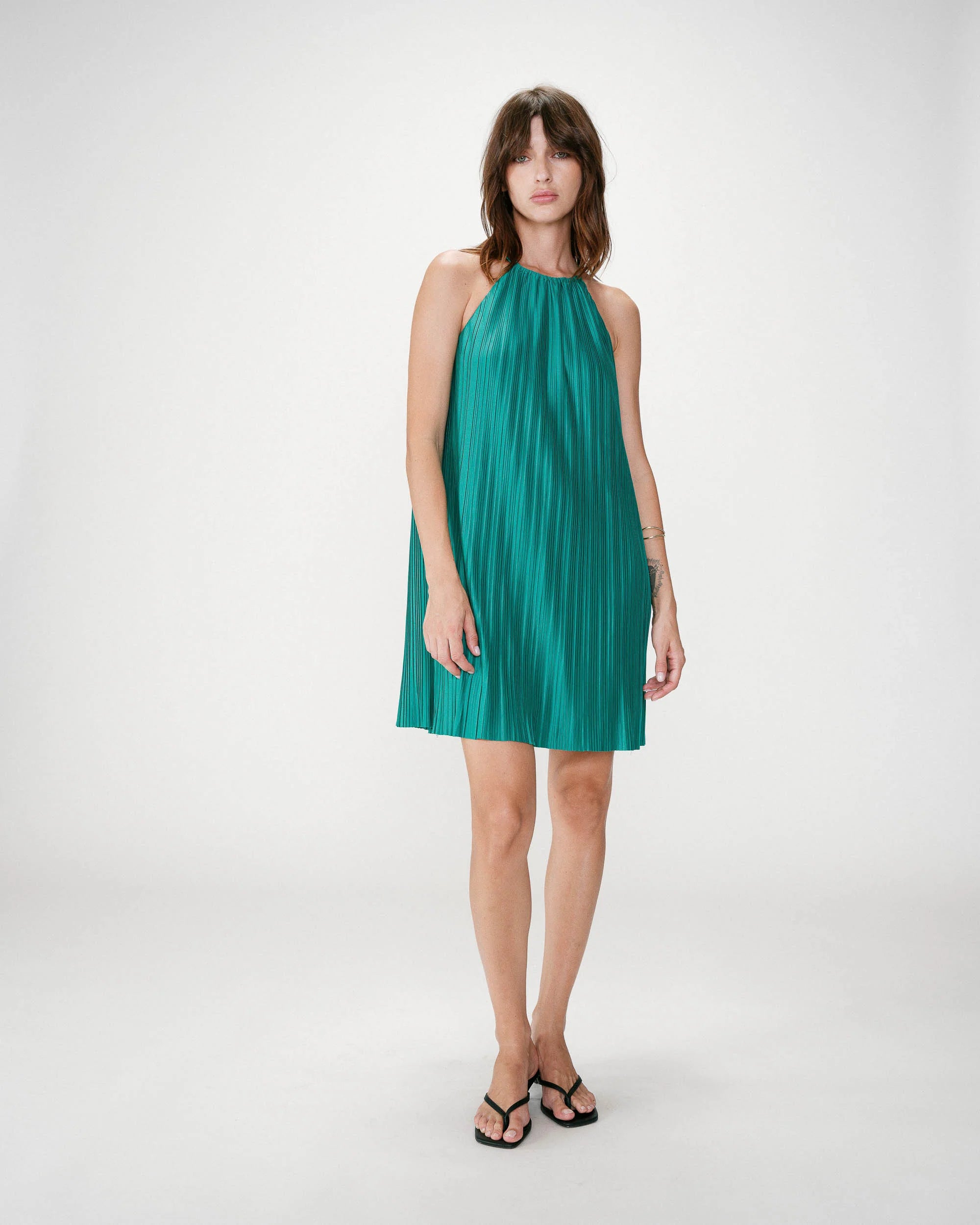 Wilona dress green