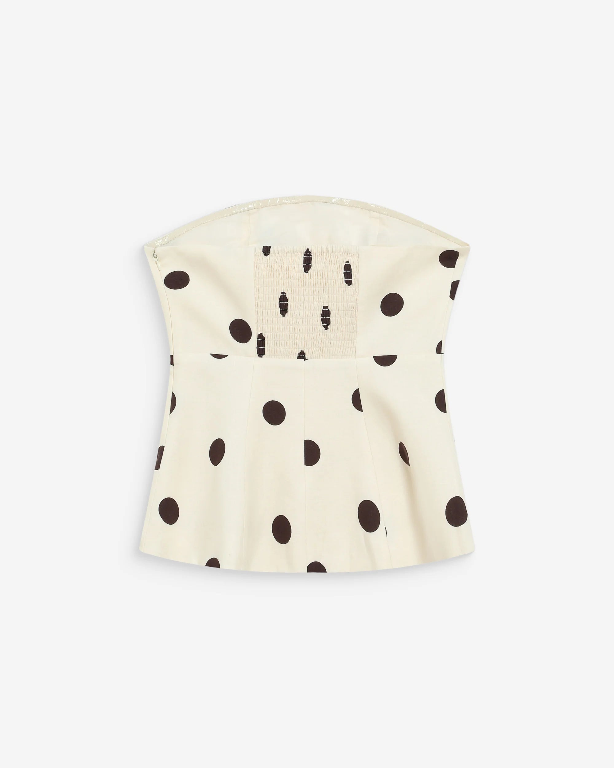 Wixie polkadot peplum top