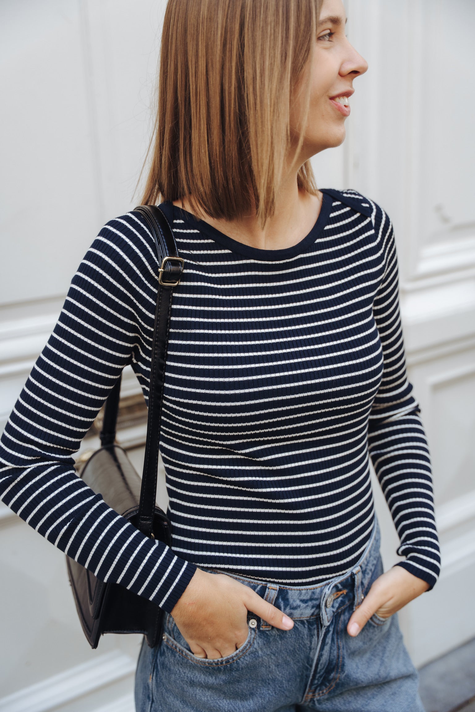 Samedi longsleeve navy