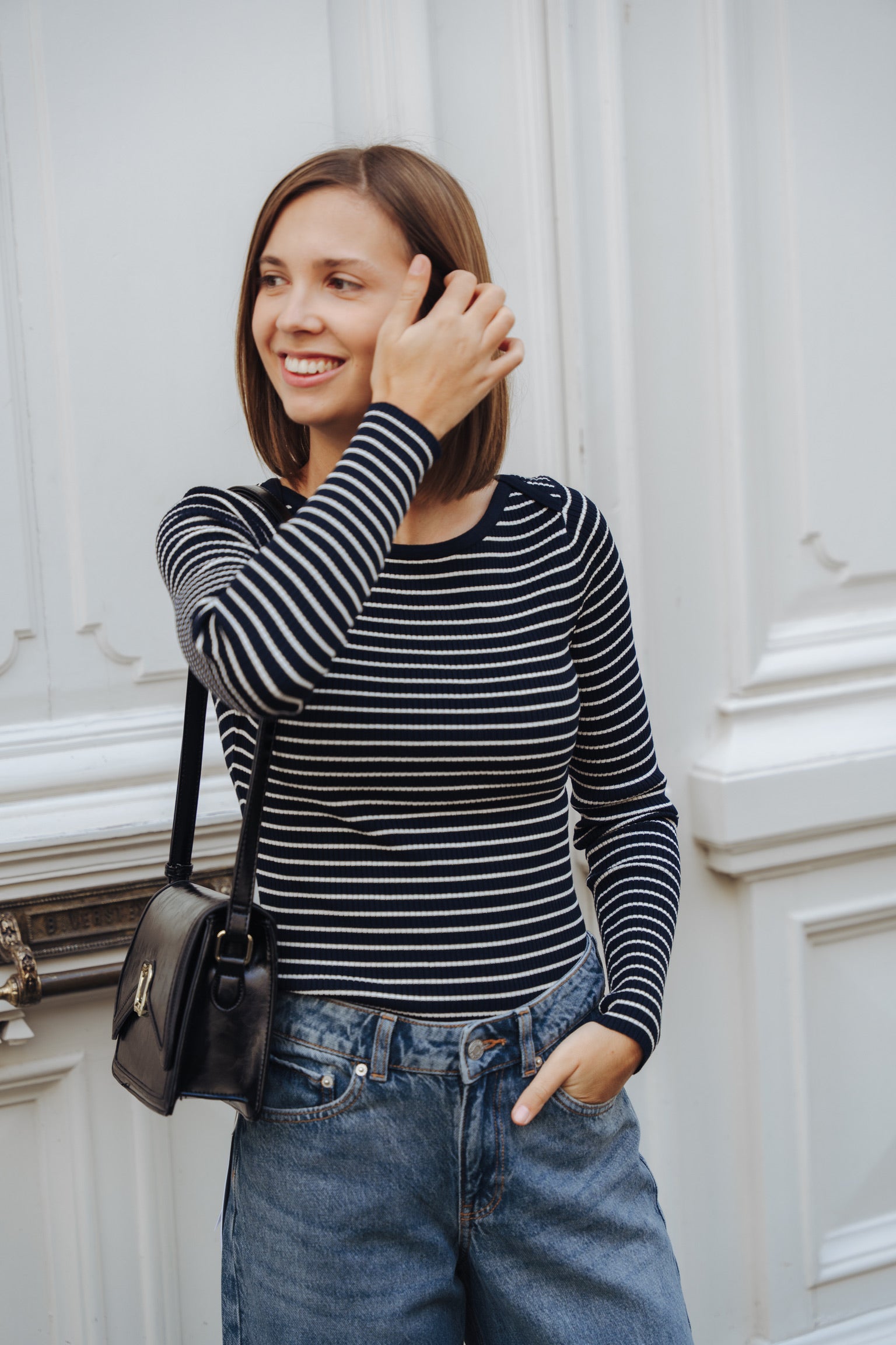 Samedi longsleeve navy