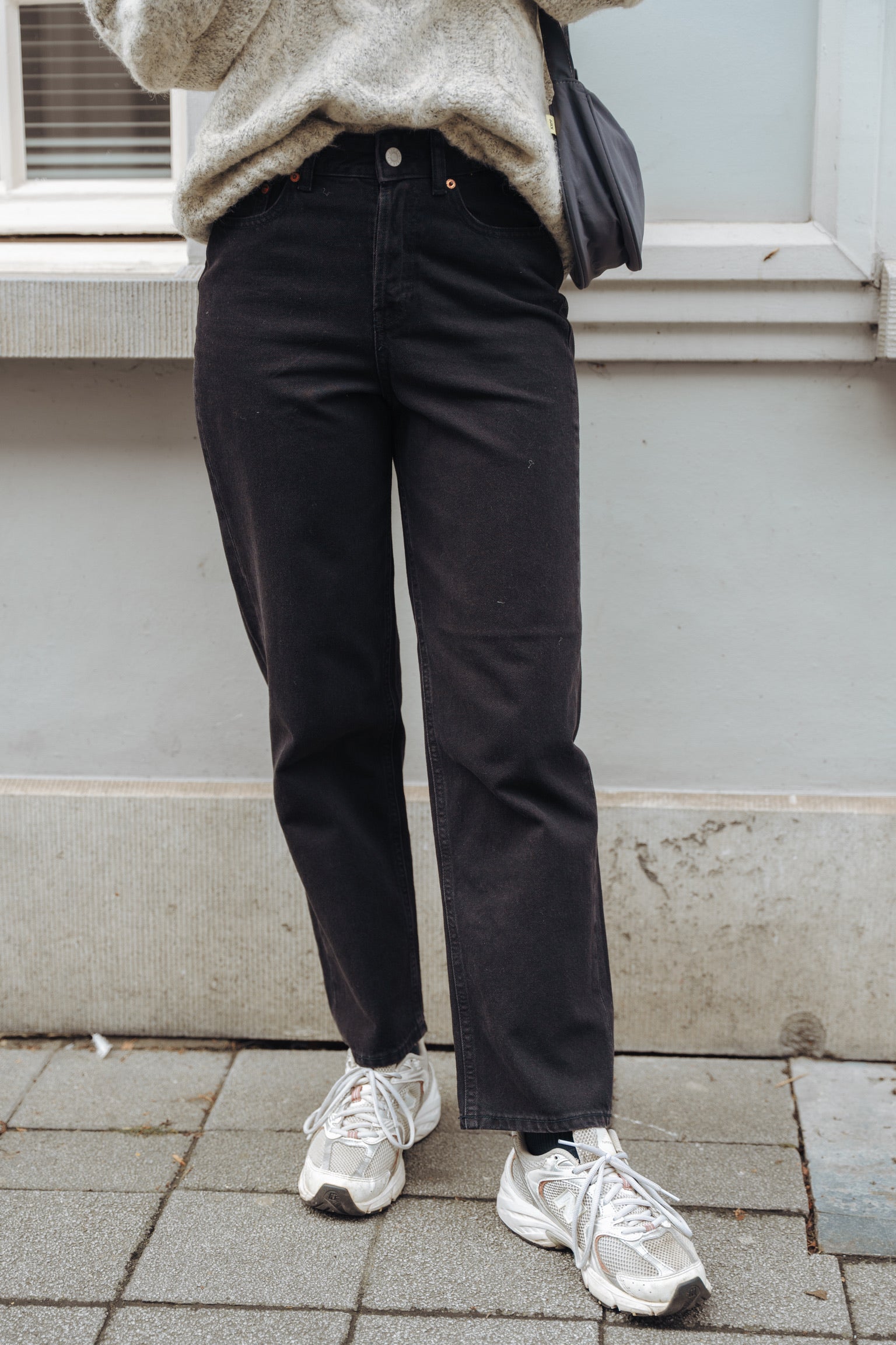 Seville loose jeans black