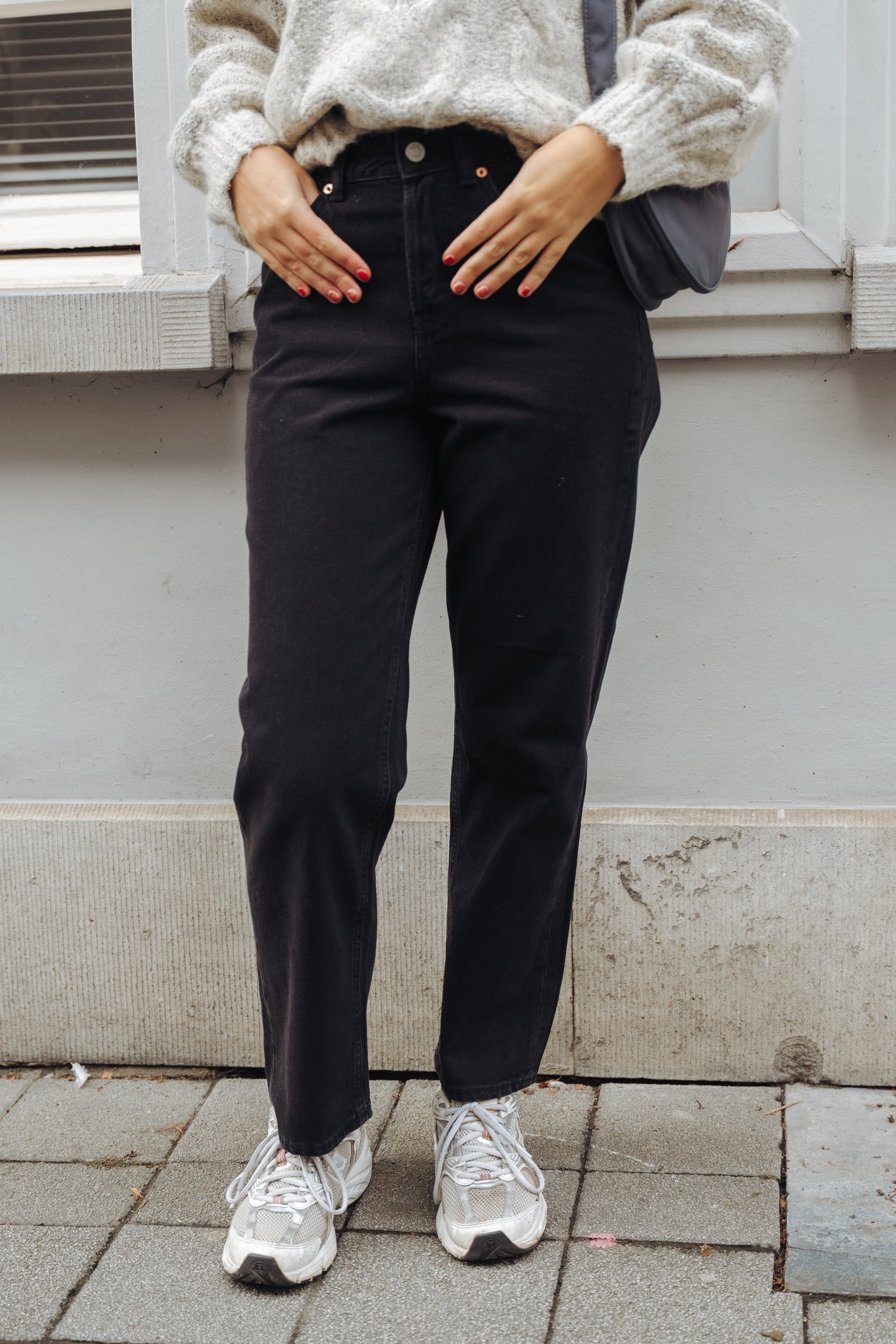 Seville loose jeans black