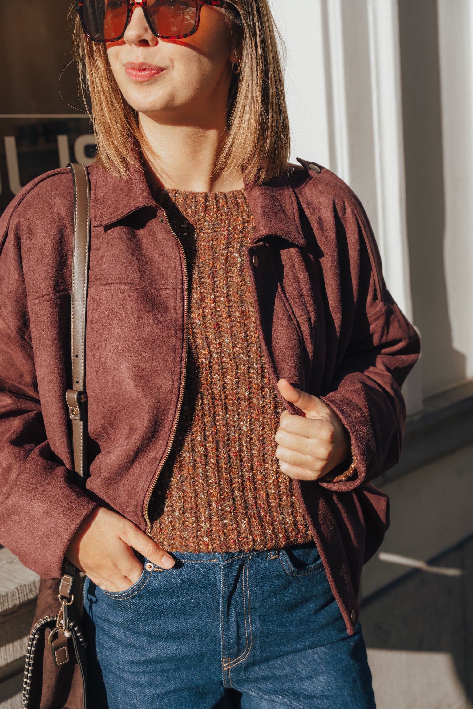 Skyla knit brown