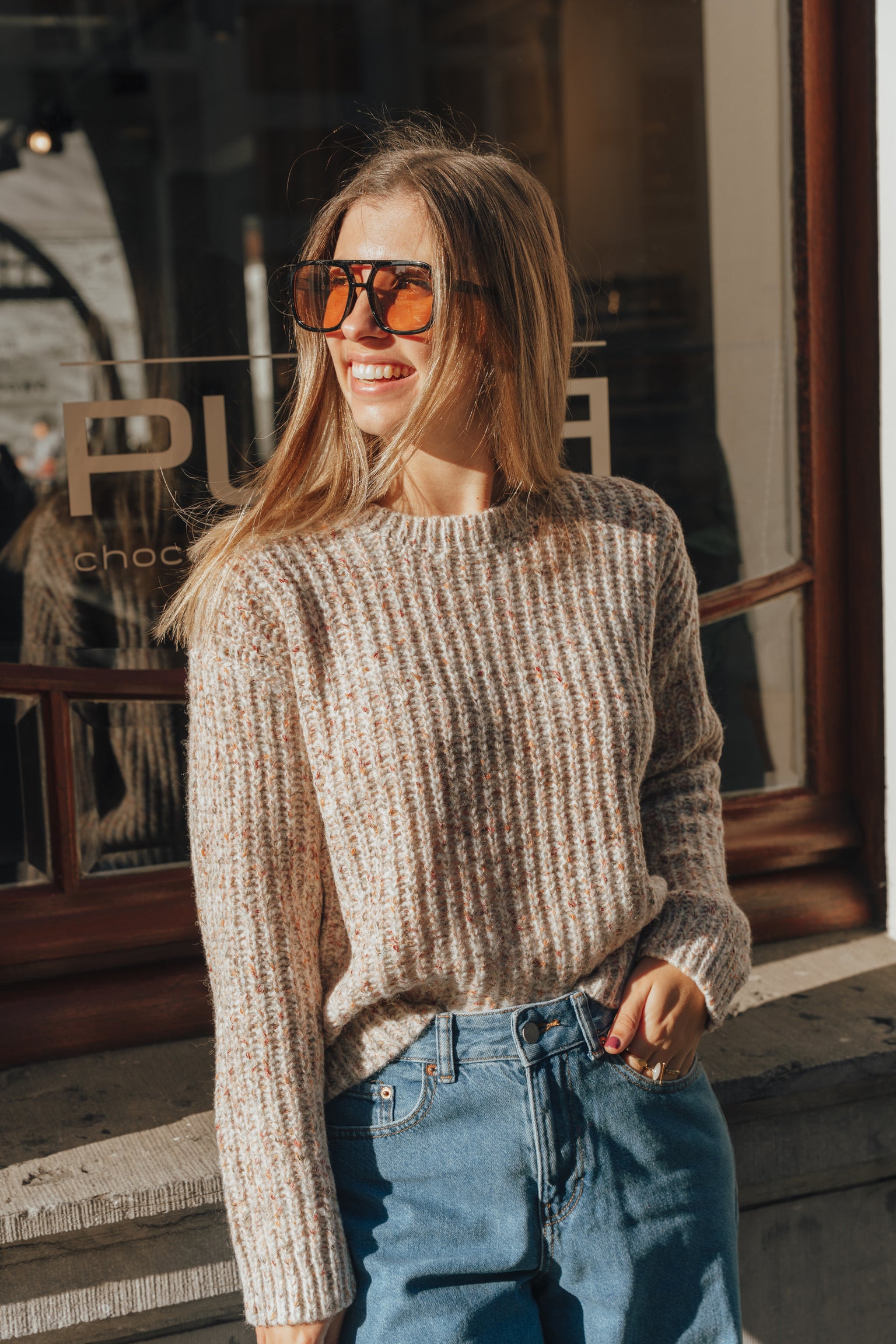 Skyla knit cream