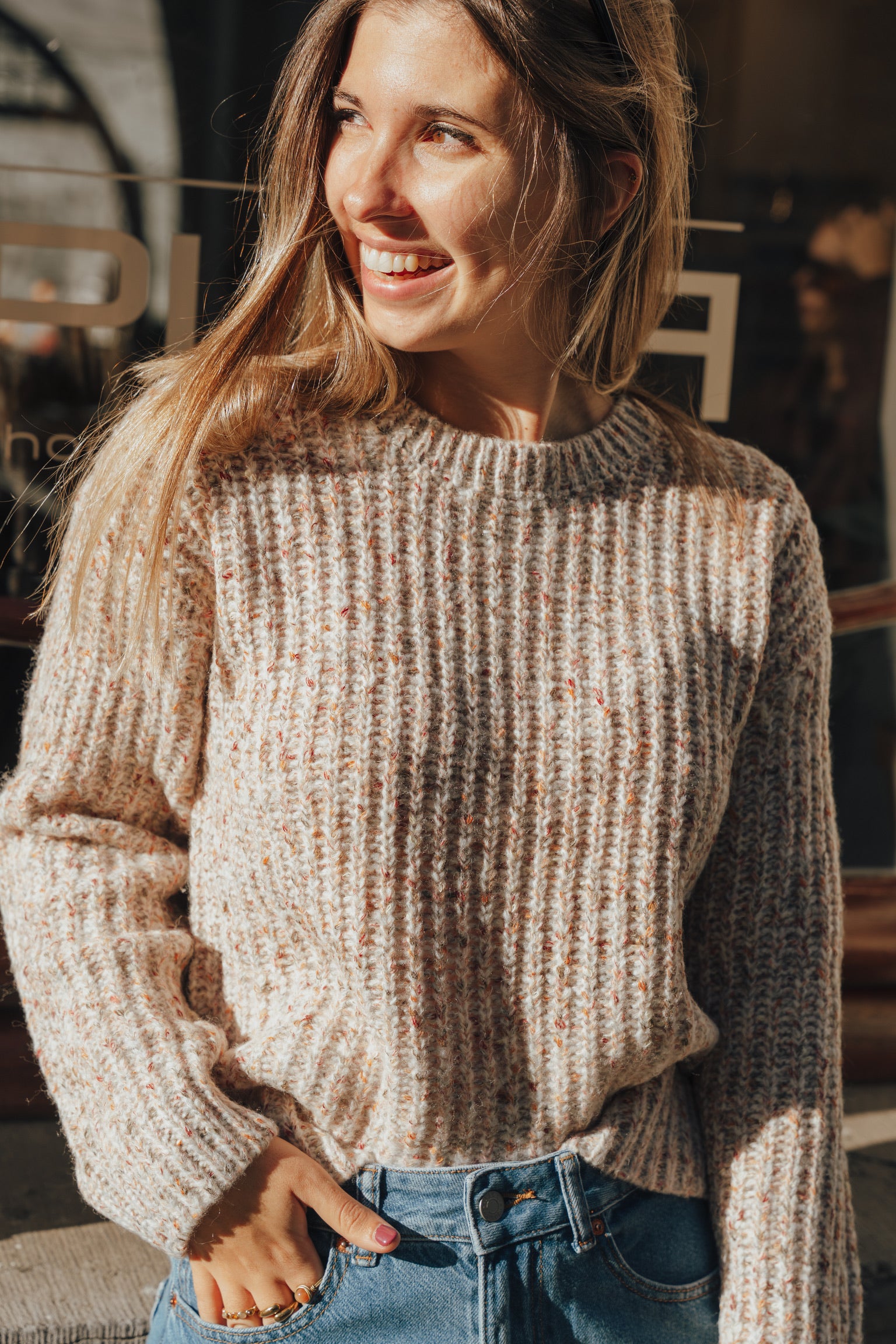 Skyla knit cream