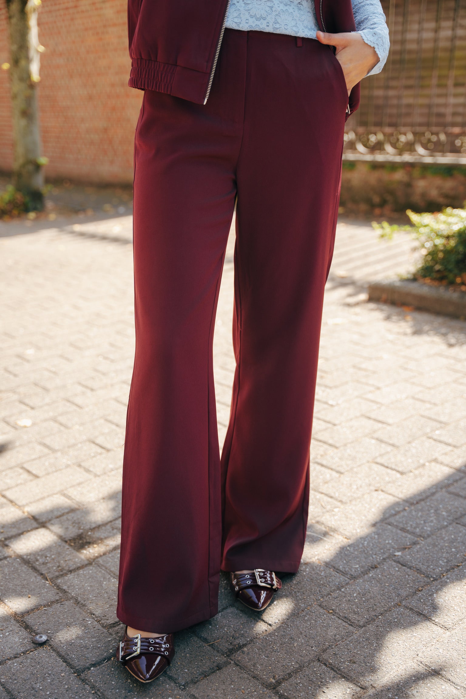 Solange trousers burgundy