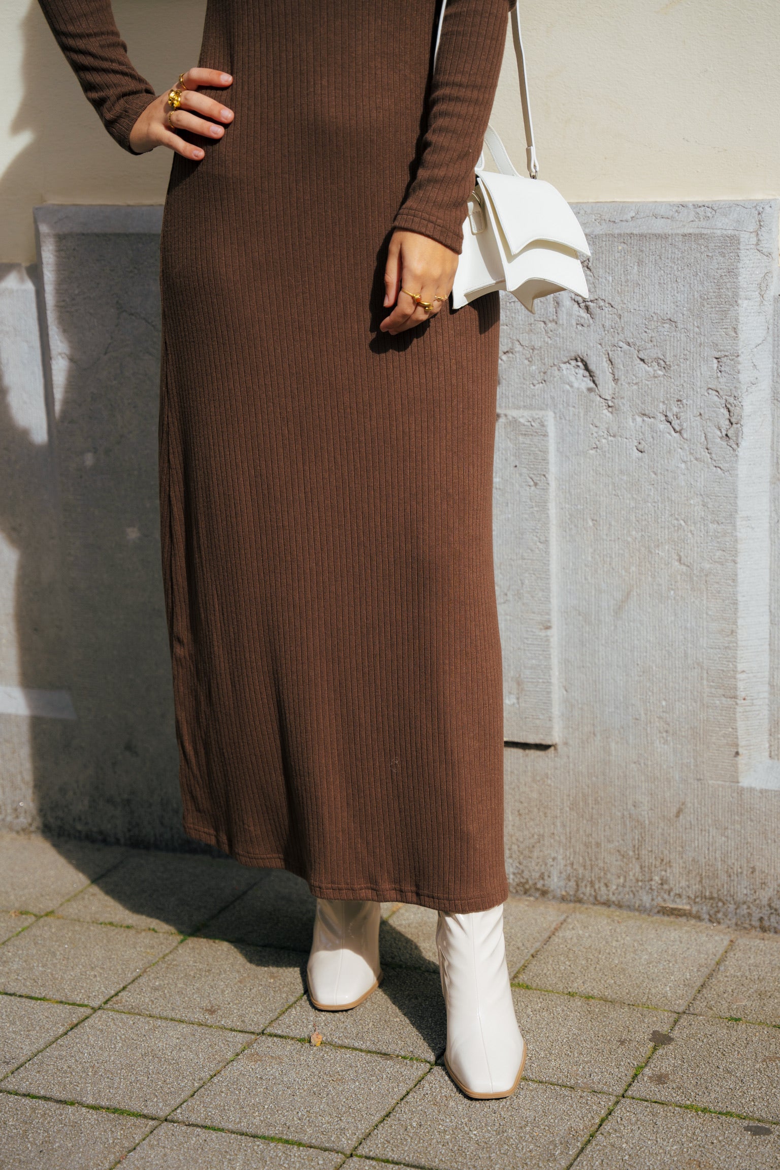 Sorina dress brown