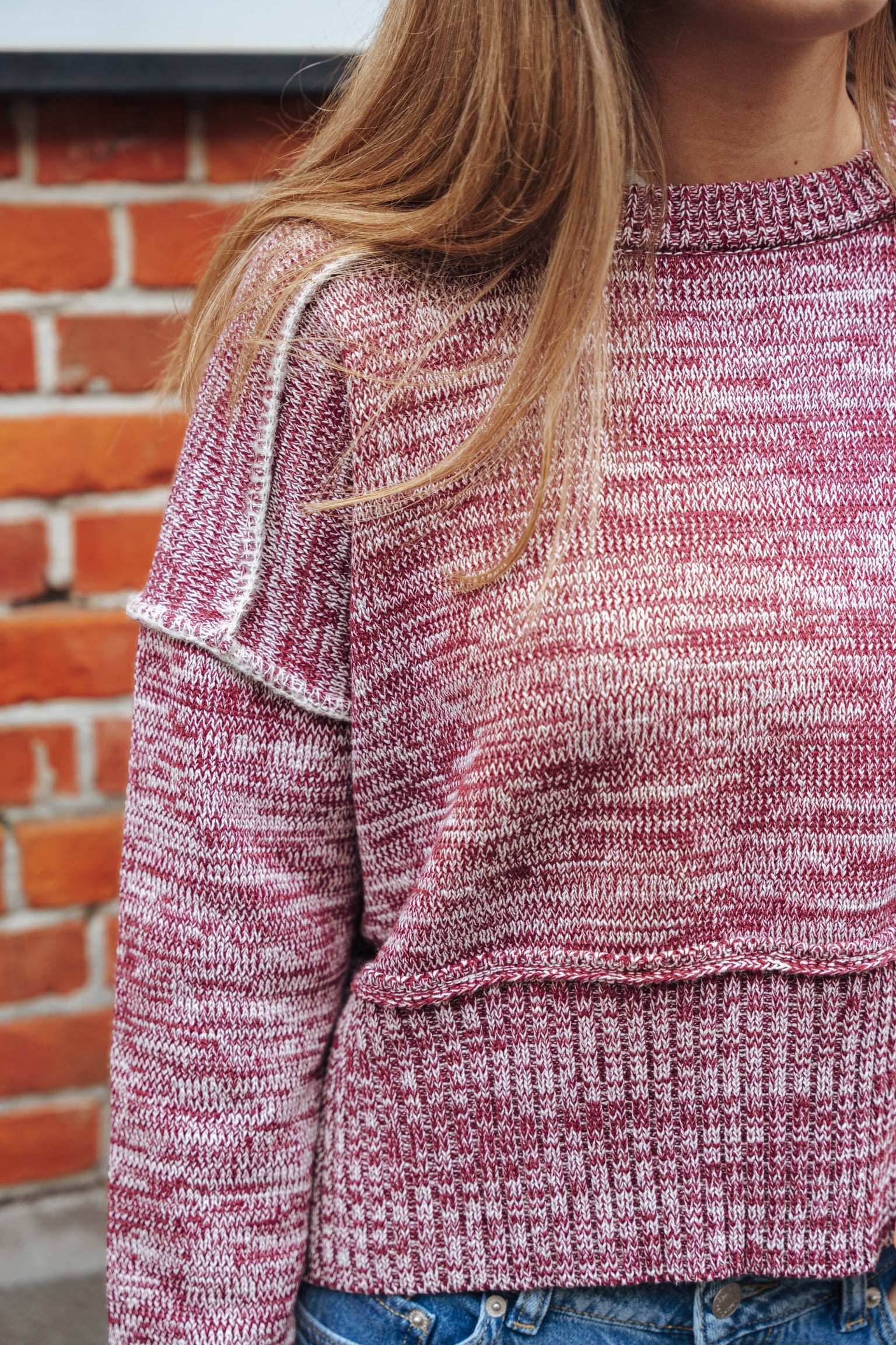 Tess knit burgundy