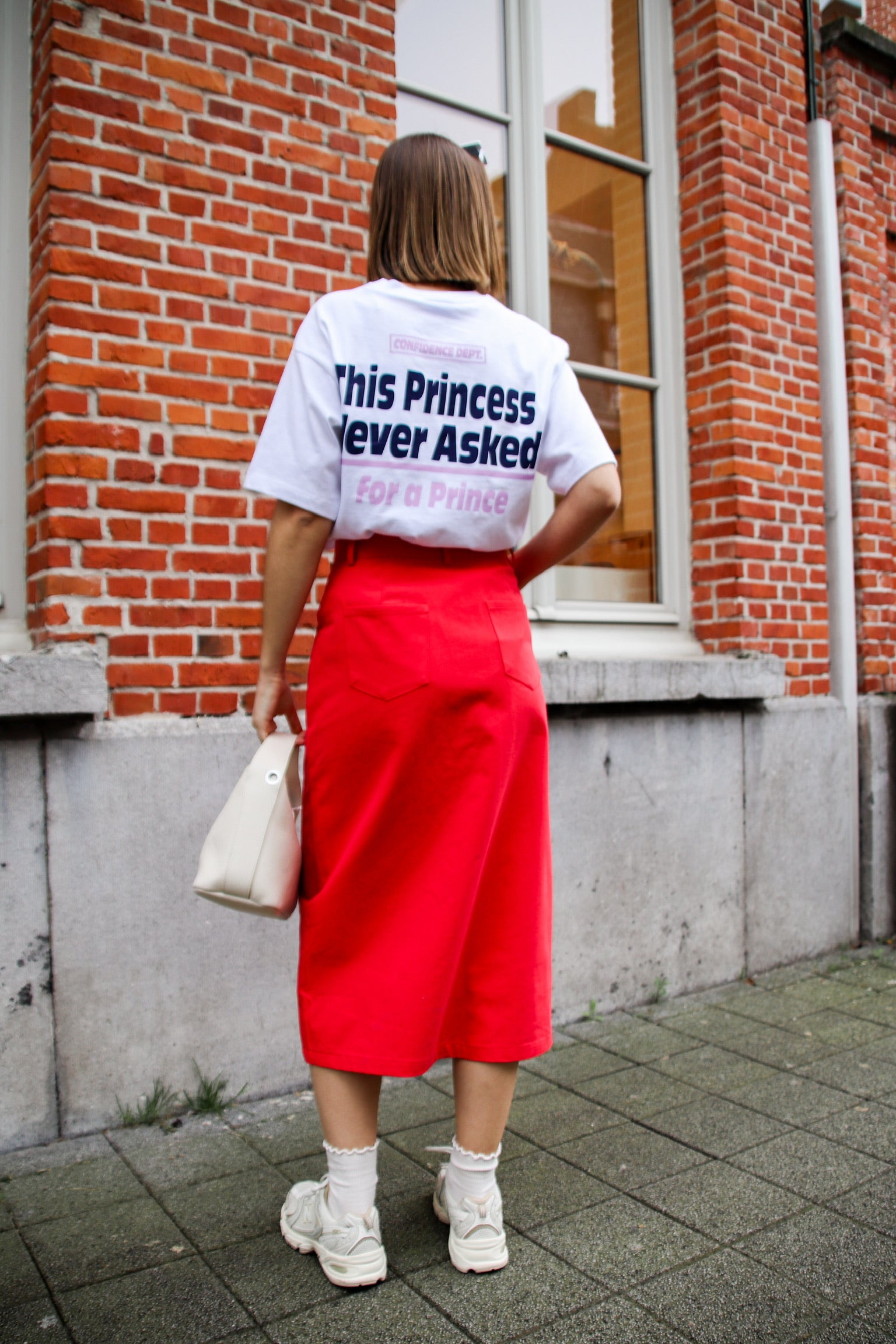 This princess never asked graphic t-shirt