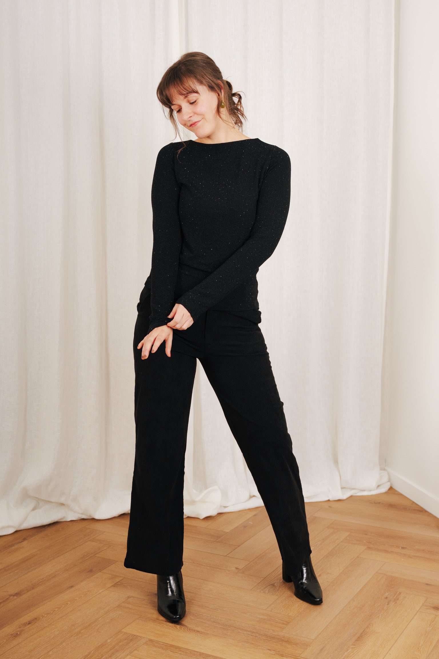 Timothee longsleeve black