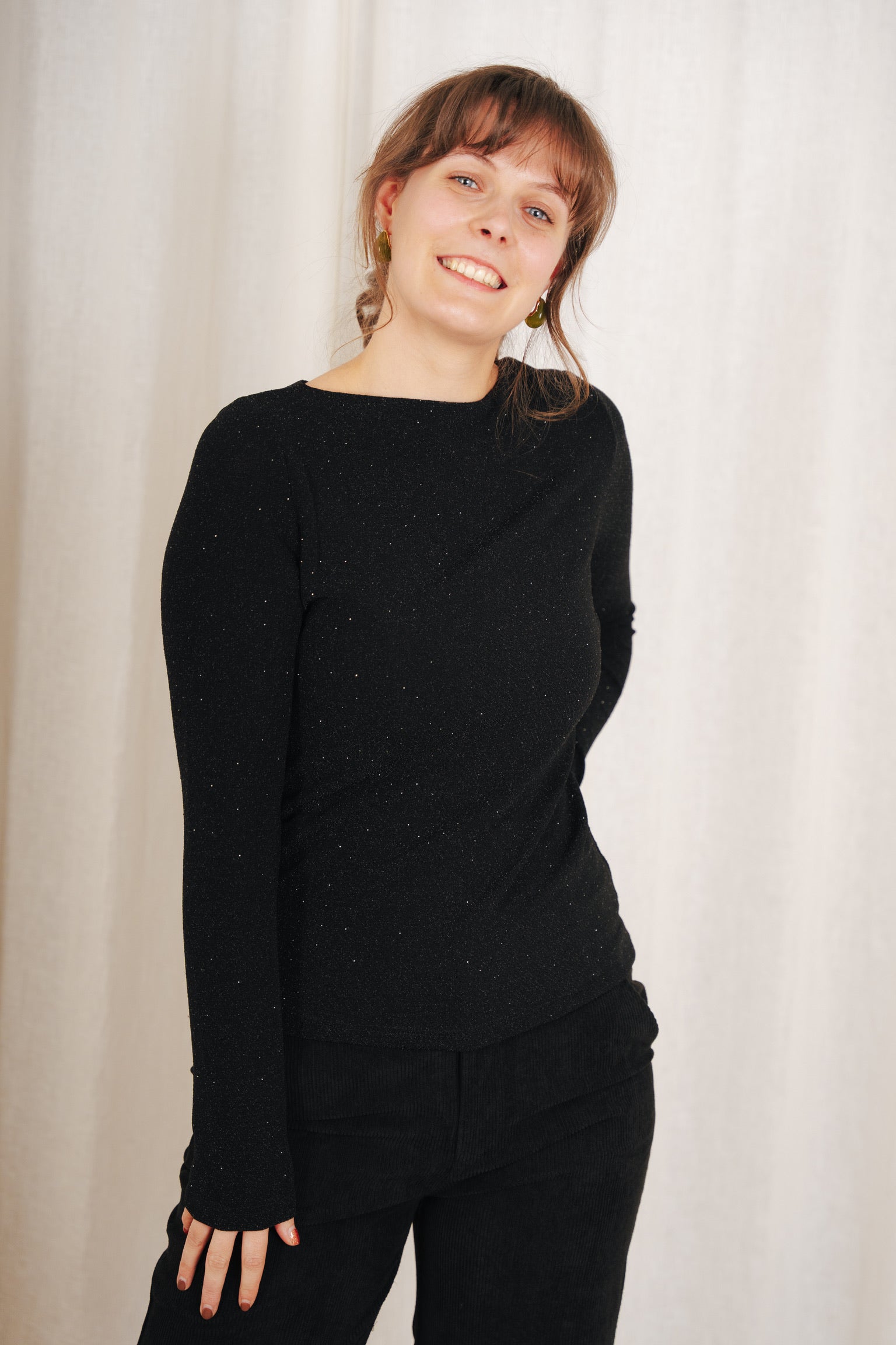 Timothee longsleeve black