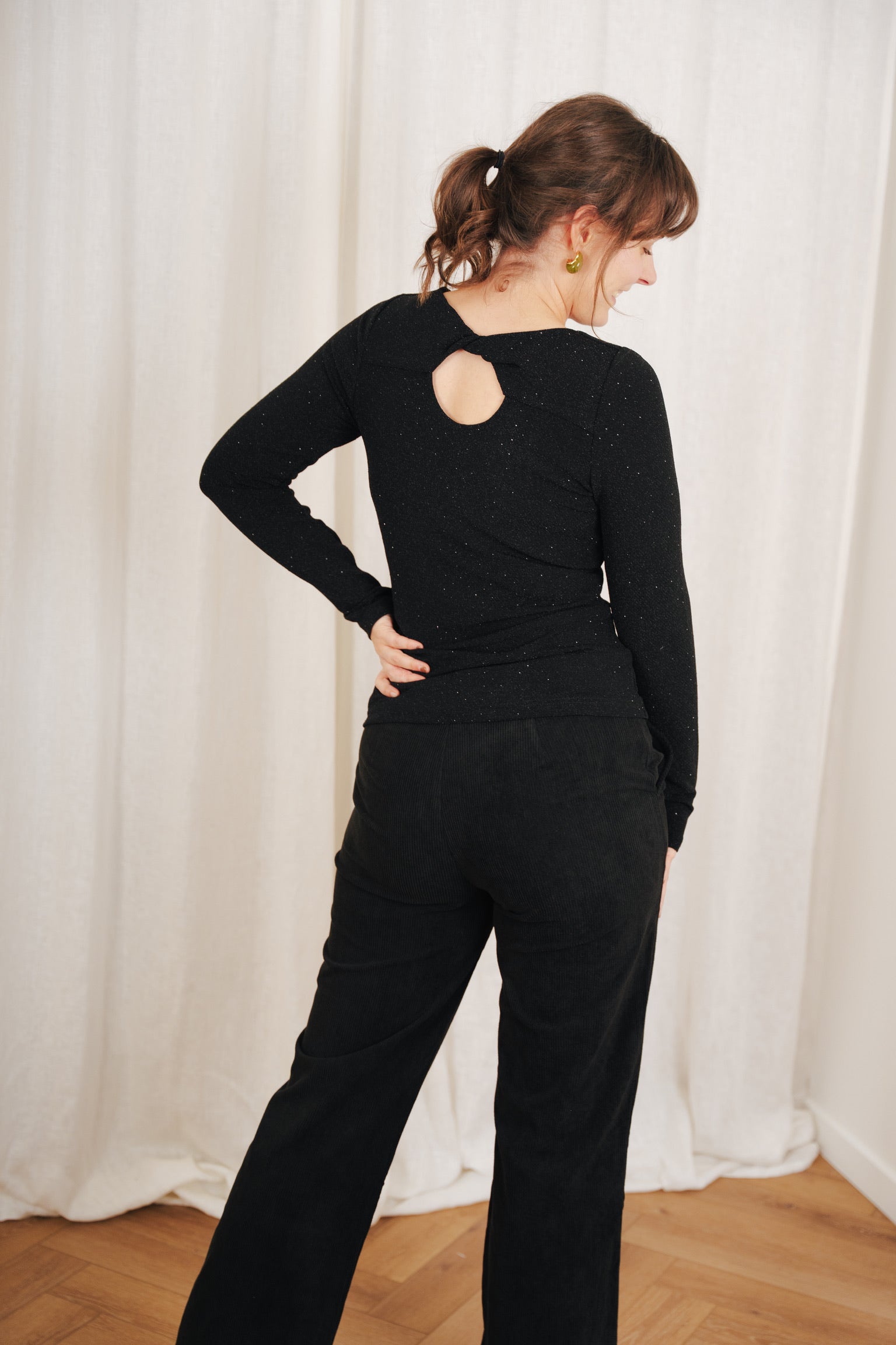 Timothee longsleeve black