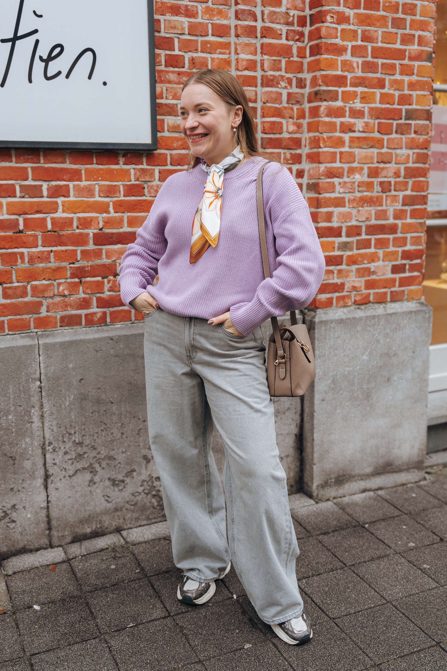 Tokyo wide jeans light grey