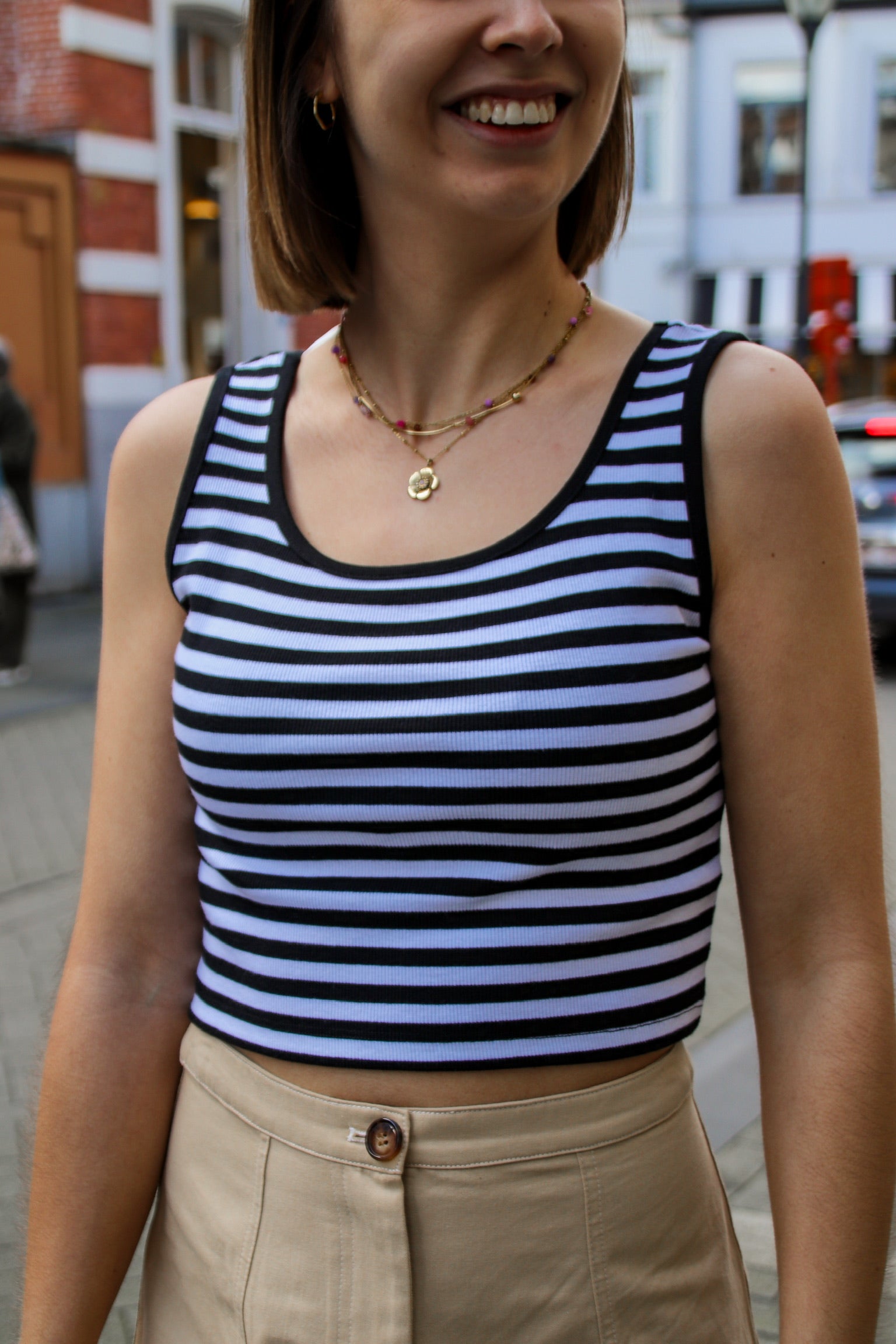 Uma striped top