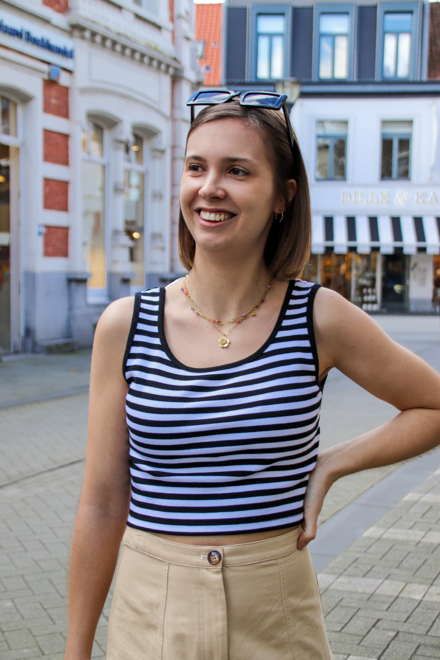 Uma striped top