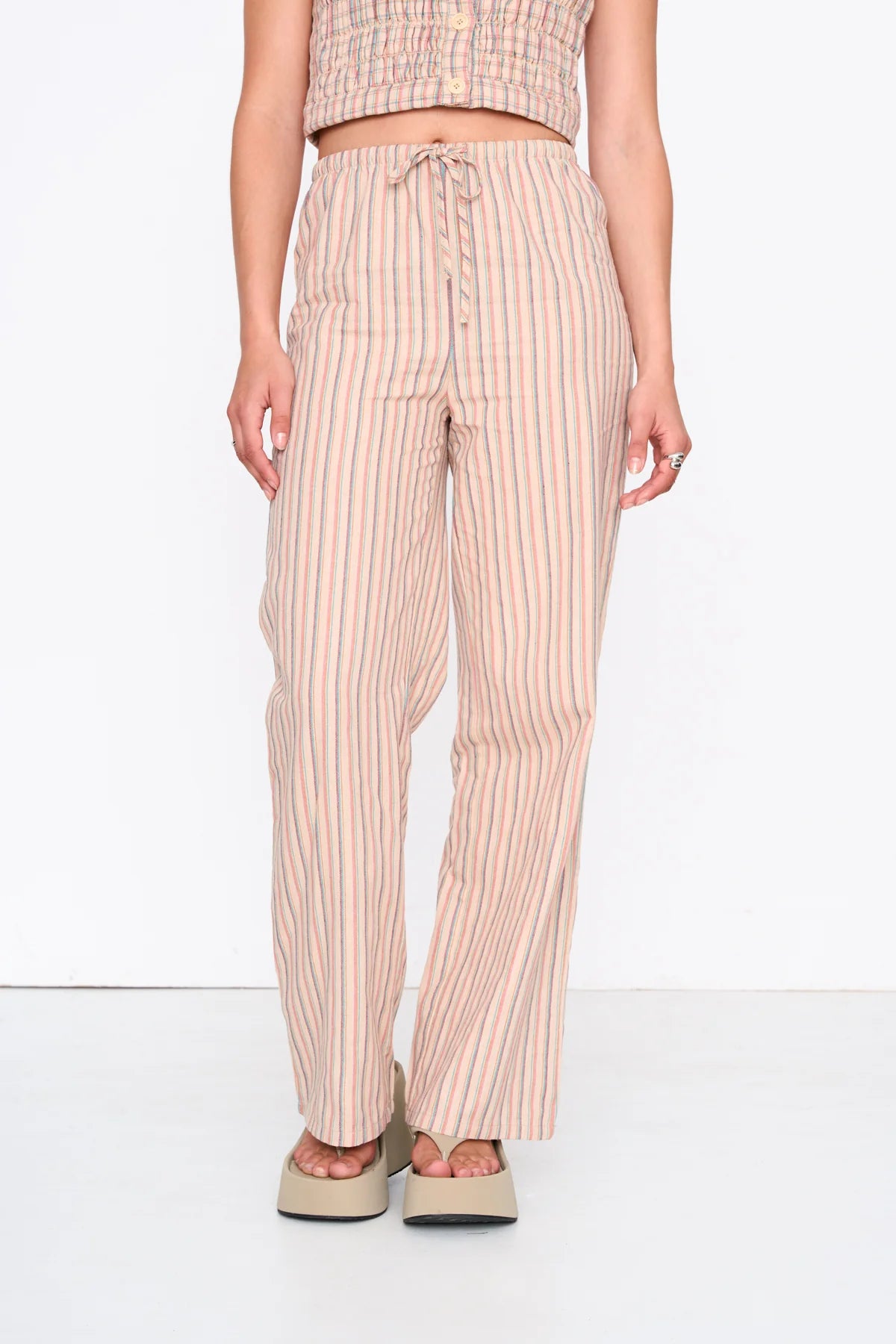 Mona stripe trousers