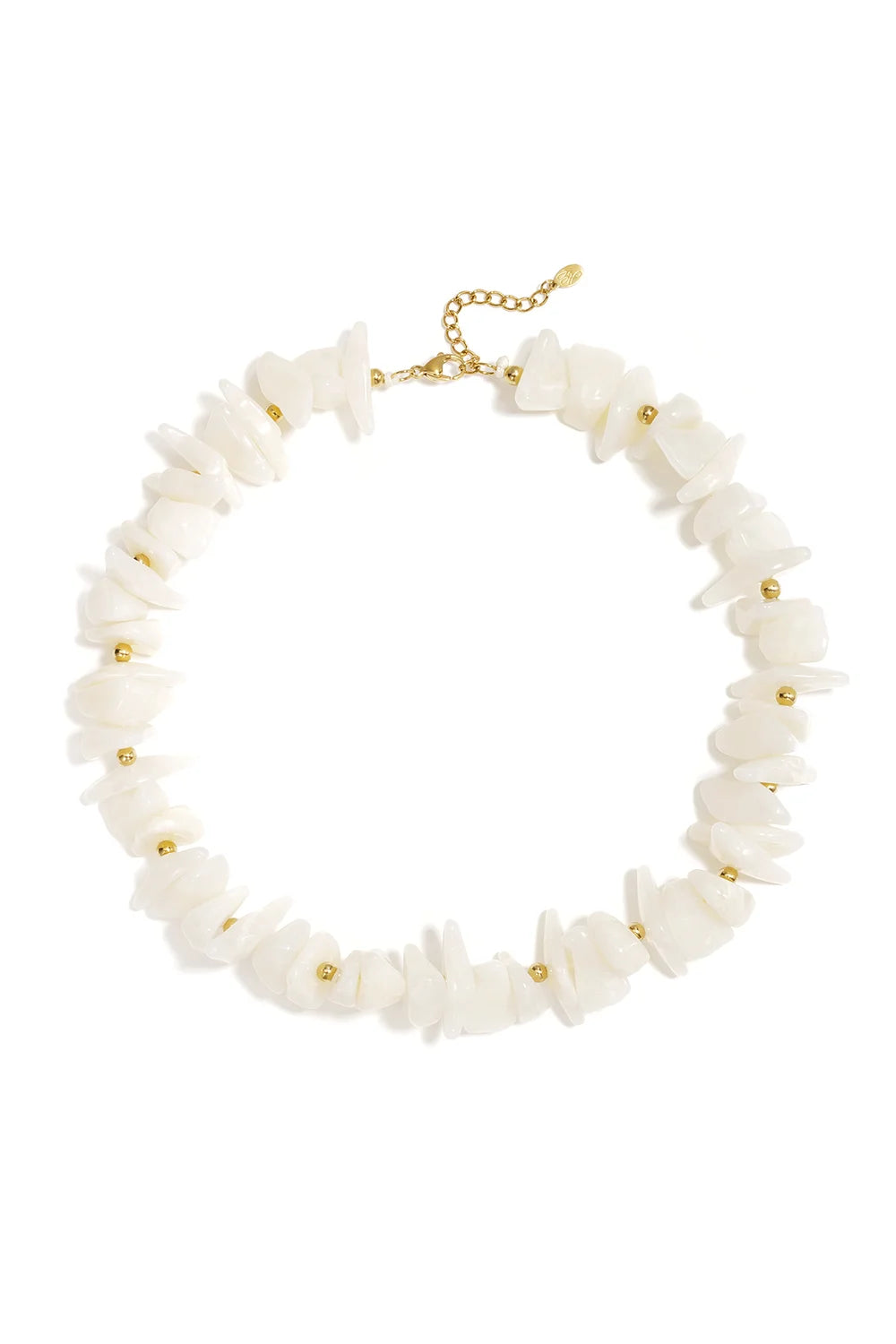 Mae necklace - white