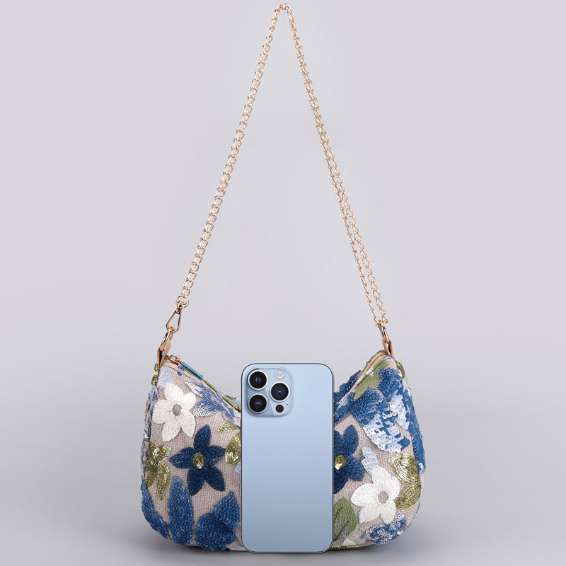 Lotus bag blue