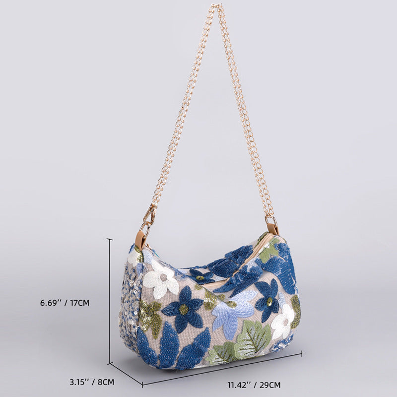 Lotus bag blue