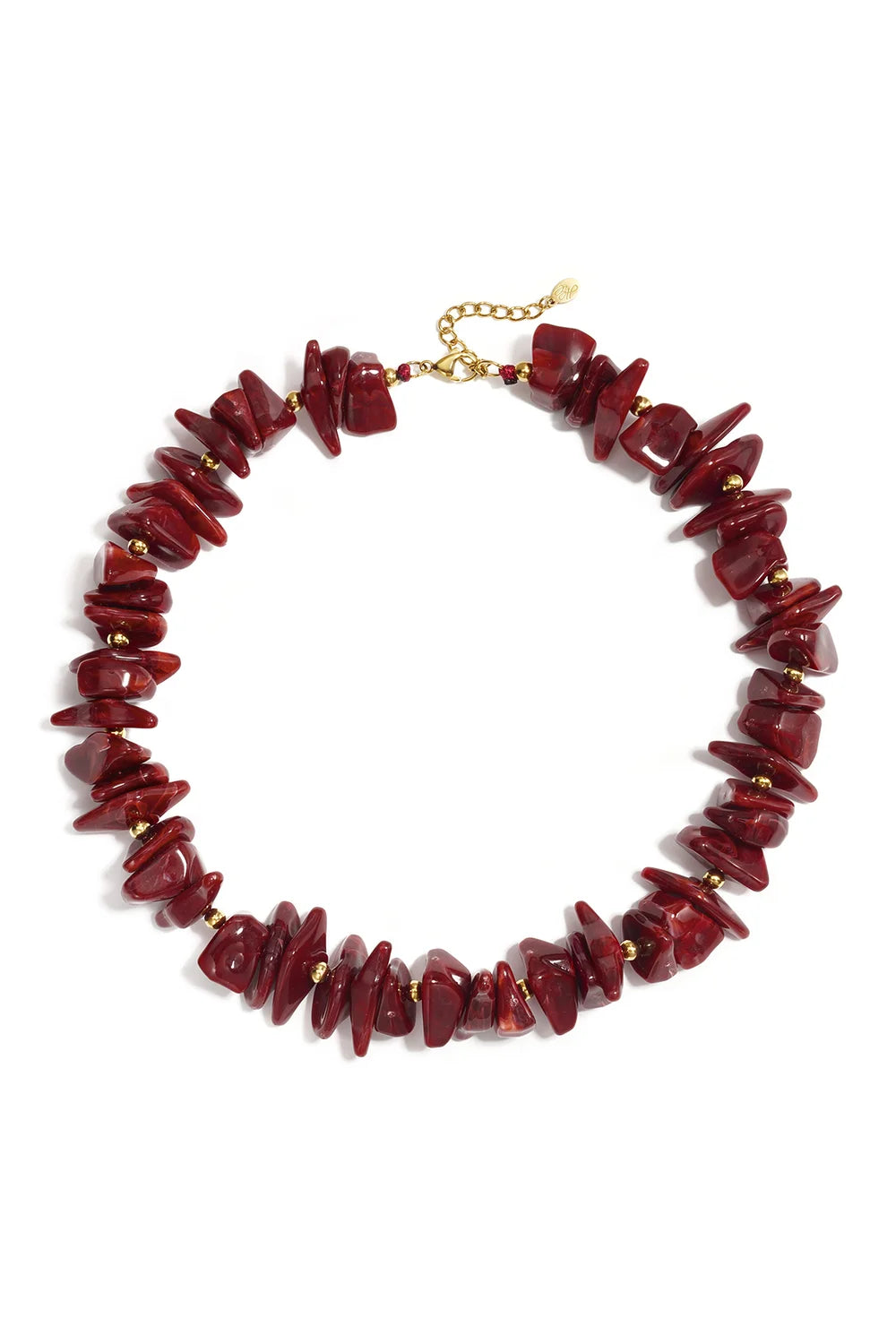 Mae necklace - wine