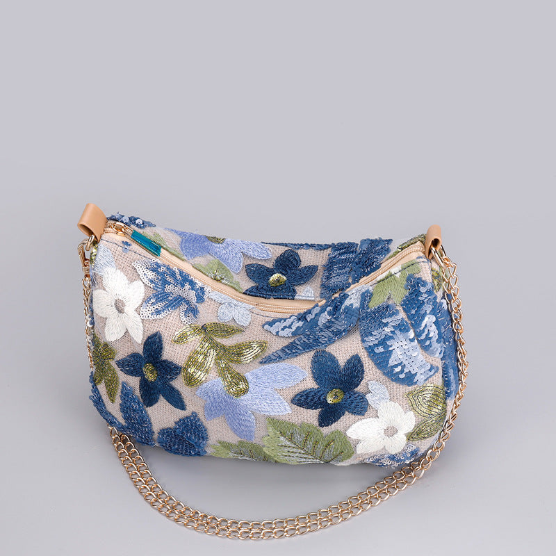 Lotus bag blue