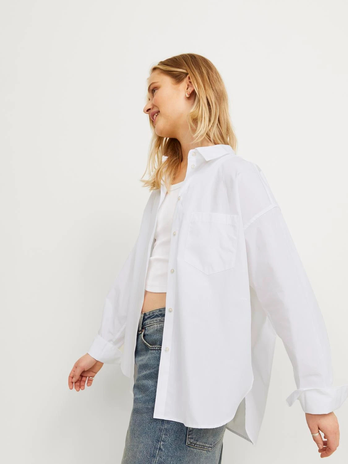 Jamie relaxed shirt white