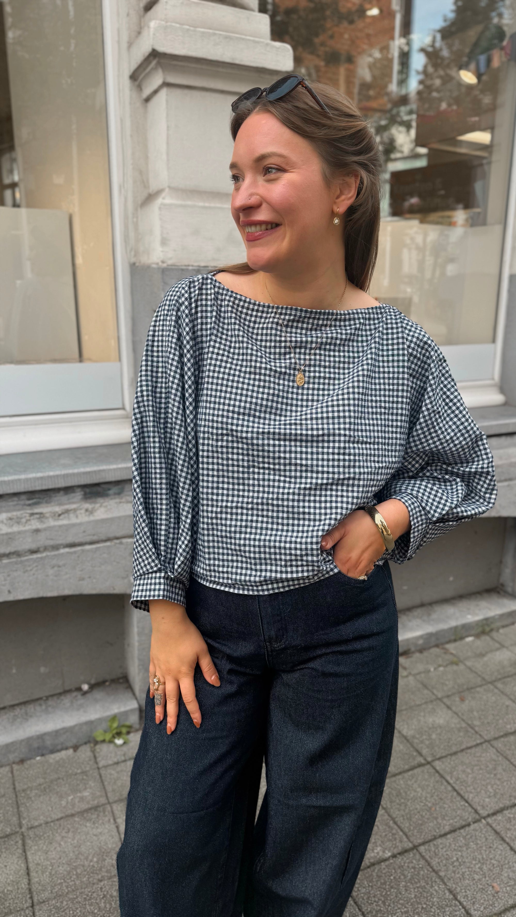 Fenne blouse - navy
