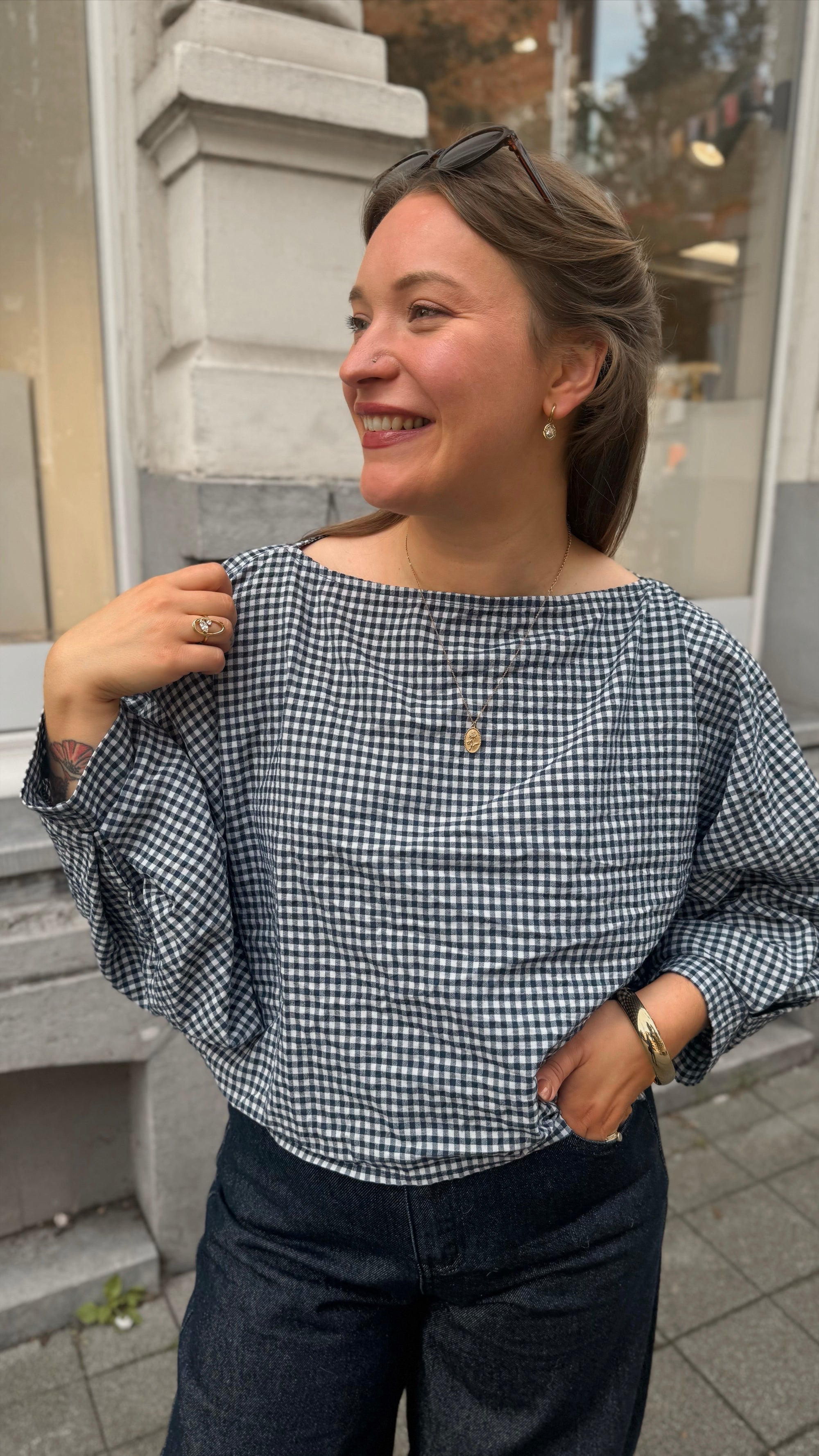 Fenne blouse - navy