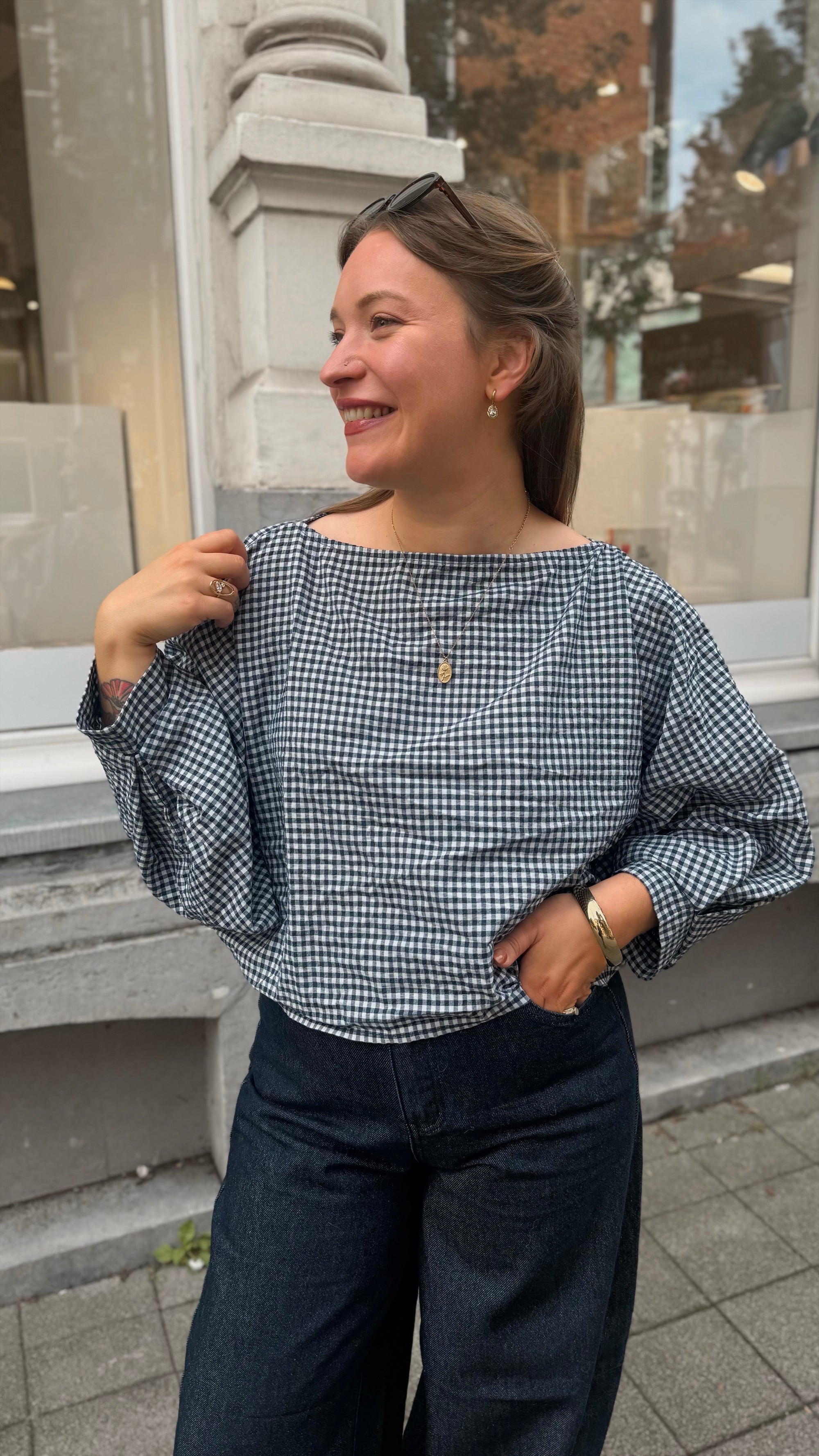 Fenne blouse - navy