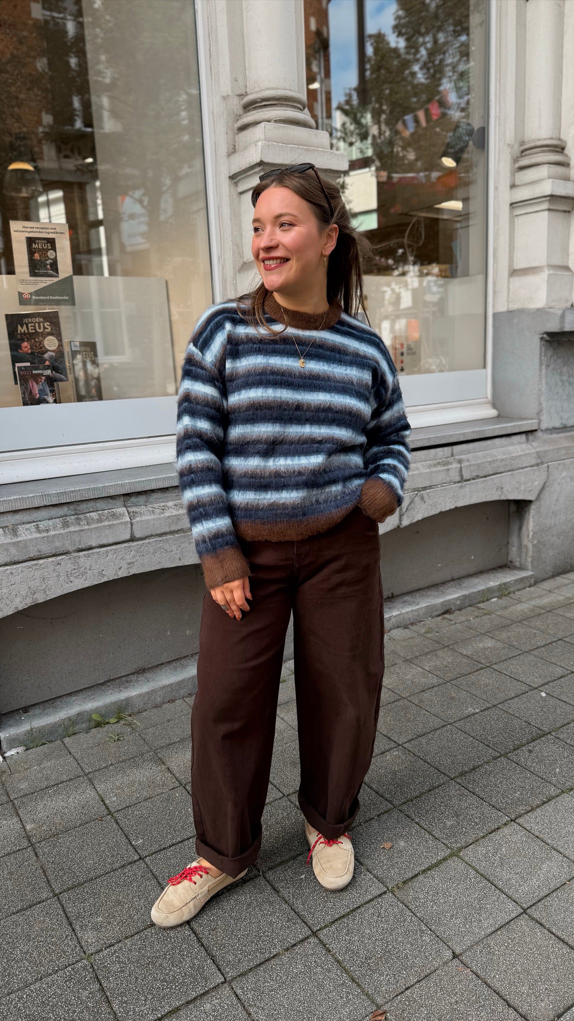 Ditte barrel jeans - brown